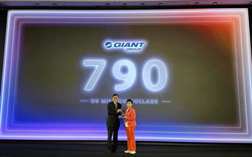 Giant Group Wins 6th Place in 2023 Taiwan International Brands, Brand Value Hits New High at $790 Million